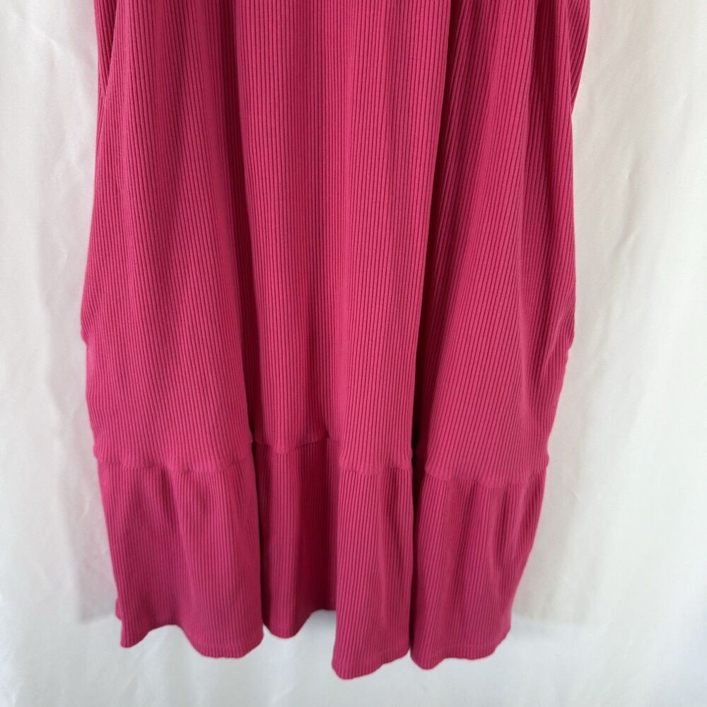Old Navy Dress Girls XXL 18 Plus Pink Ribbed Sleeveless Strappy Round Neck - Picture 3 of 9